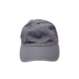 Adjustable Solid Dark Gray Newhattan Dad Hat Cap 100% Cotton